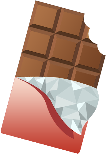 Emoji-ventre - Chocolate (541x541), Png Download