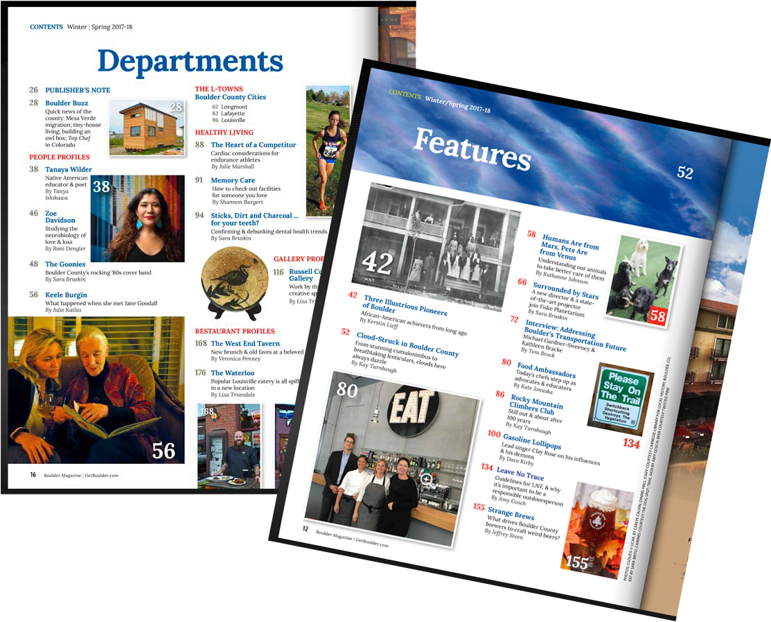 Boulder Magazine's Compelling Stories, In Depth Guides - Online Advertising (1129x912), Png Download