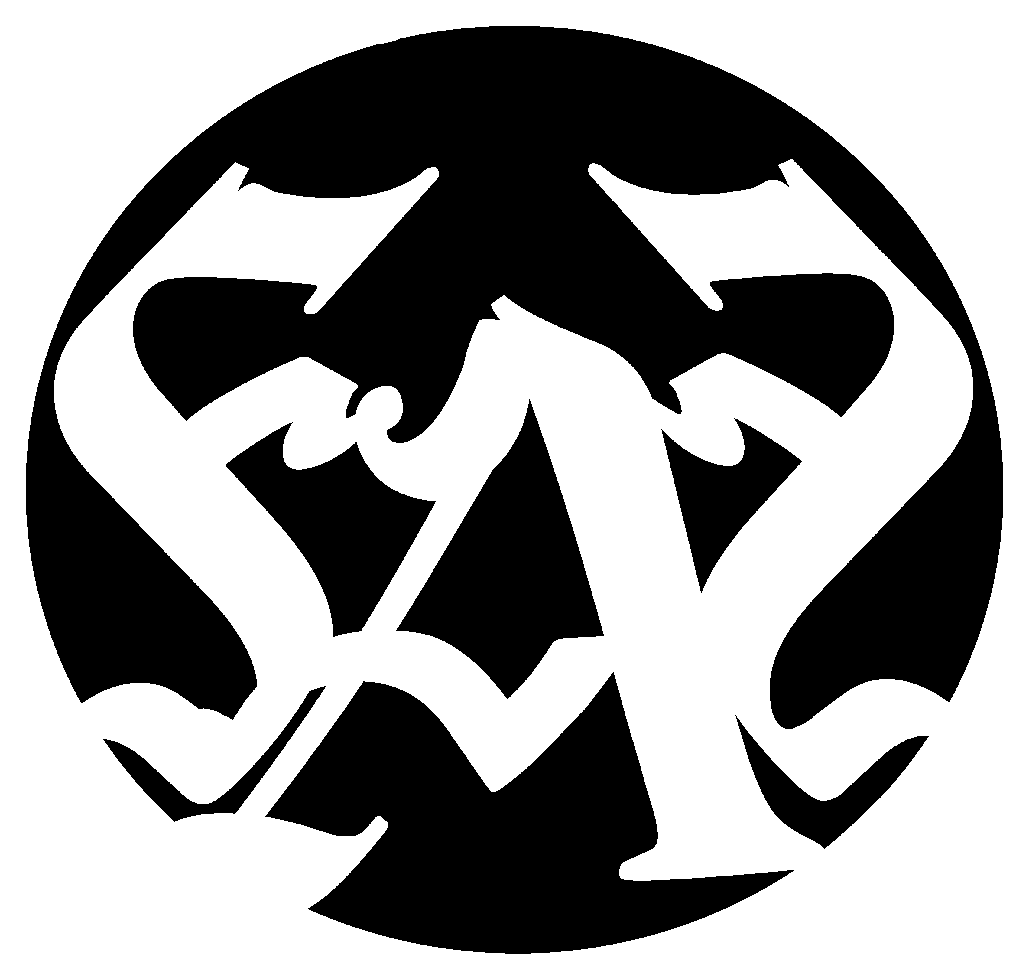 Ffa Emblem Black And White - Clothing (3844x3317), Png Download