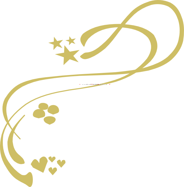 Gold Swirl Design Png Jpg Library Stock - Gold Dust Clip Art (588x598), Png Download