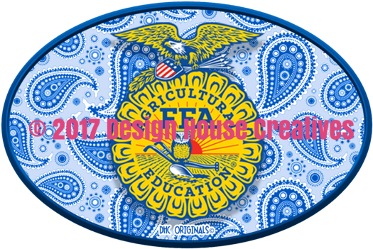 Officially Licensed Ffa™ Paisley Decal - Ffa (580x580), Png Download