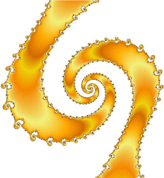 Gold Swirls - Gold (579x600), Png Download