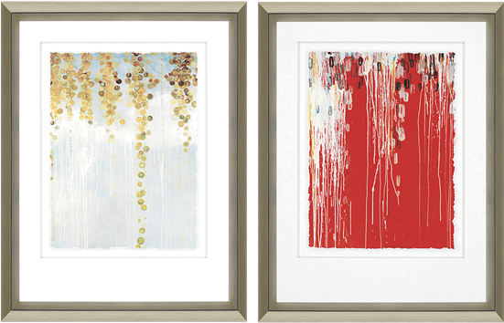 Gold Swirls/belt Pk/2 - Gold Swirls 24 Inch X 36 Inch Canvas Wall Decor (550x550), Png Download