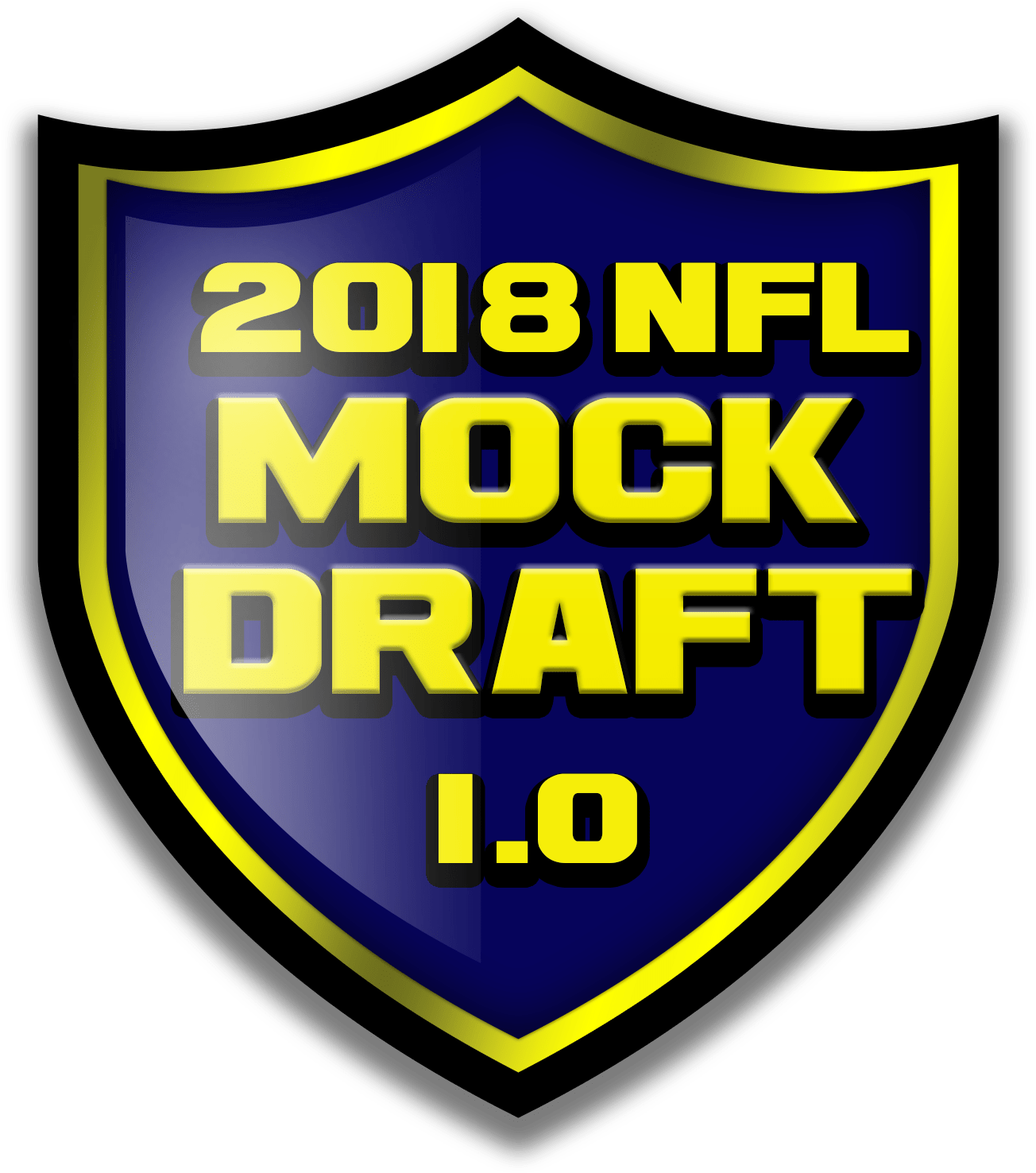 2018 Nfl Mock Draft - 2018 Nfl Draft (1635x1689), Png Download