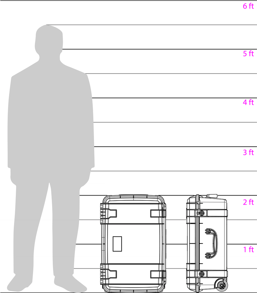 920d Case W/divider - Seahorse Se920fpl,bk Protective Equipment Cases (black) (1000x1000), Png Download