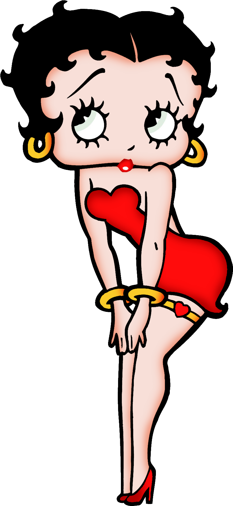 Betty Boop - Betty Boop Png (827x1783), Png Download