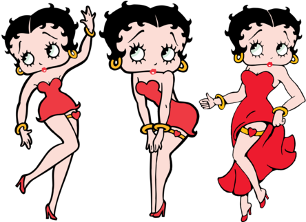 No Doubt About It, And In Fact, Her Film Career Was - Betty Boop In Png (500x322), Png Download
