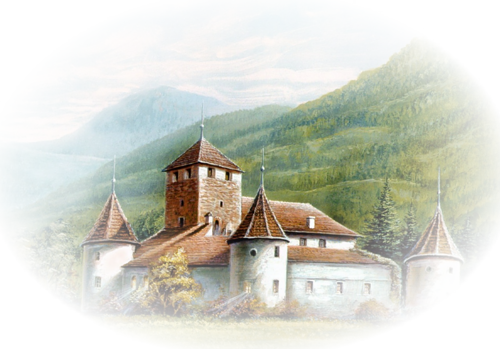 Chateau - Water Castle (500x349), Png Download