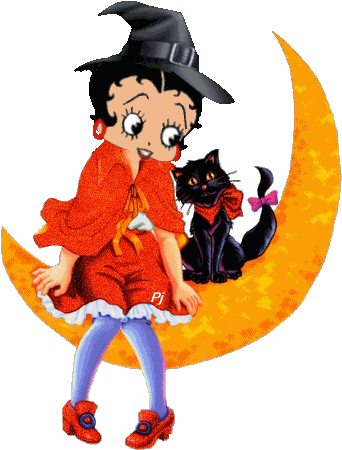 Betty Boop Thanksgiving Pictures - Betty Boop Halloween Png (432x486), Png Download