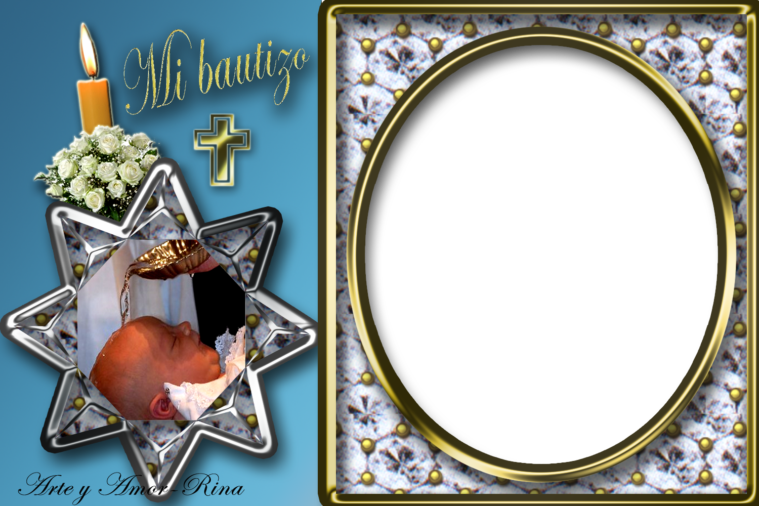 Png De Bautizos Wallpapers Marco Para Foto De Bautizo Full Size Png Download Seekpng