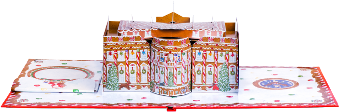 More Views - Gingerbread White House A Pop Up Book (700x700), Png Download