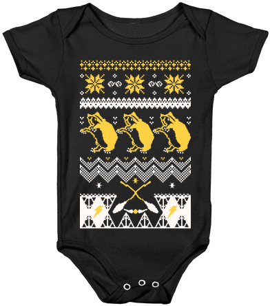 Hogwarts Ugly Christmas Sweater - Hufflepuff Christmas Sweater (484x484), Png Download
