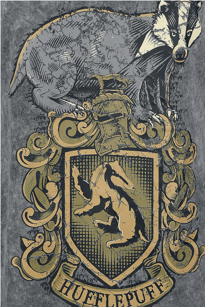 Hufflepuff Dachs (600x600), Png Download