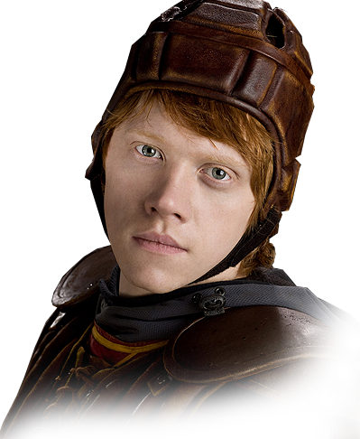 Png Count - 7 - - - Ron Weasley Quidditch (399x486), Png Download