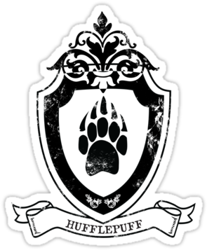 Hufflepuff Crest Simple Hufflepuff Crest By Sophiedoodle - Hufflepuff Crest (375x360), Png Download