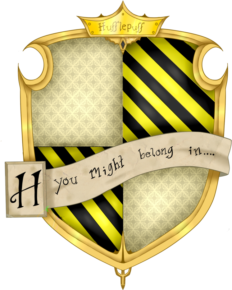 Hufflepuff Shield W/o Baby Badger By Kweenie-kiki On - Crest (816x979), Png Download