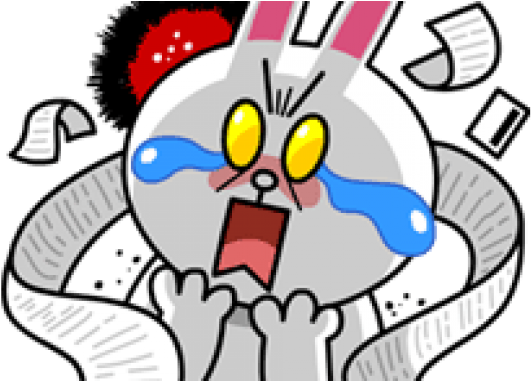 24 Sep - Line Cony Stickers (630x380), Png Download
