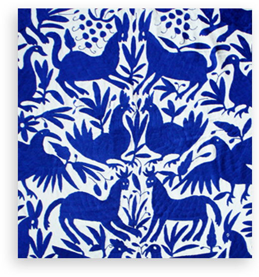 These Hand Embroidered Coverlets, Known As Tenangos, - Textile (520x590), Png Download