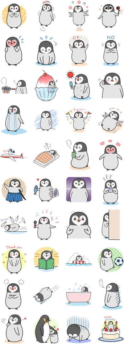 Previous - Kawaii Panda Emoticons (420x1121), Png Download