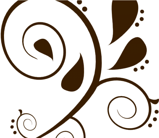 Flourish Clipart Swirl - Free Paisley Clip Art (640x480), Png Download