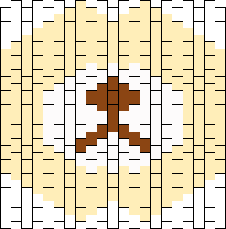 Korilakkuma Mask Bead Pattern - Cute Kandi Masks Patterns (442x447), Png Download