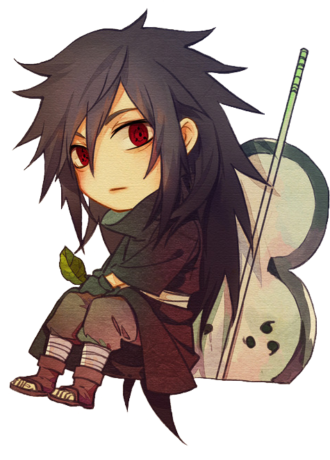 Madara Uchiha Render By X3kawaiicookie - Chibi Naruto Shippuden Madara (500x664), Png Download