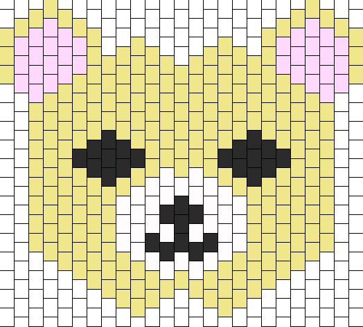 Korilakkuma Mask Bead Pattern - Mask (524x473), Png Download