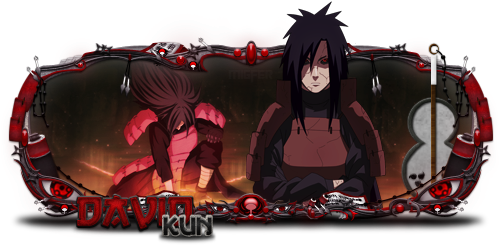 Madara Uchiha Wallpaper Entitled Fanart Madara - Uchiha Madara Borda Modelada (500x267), Png Download