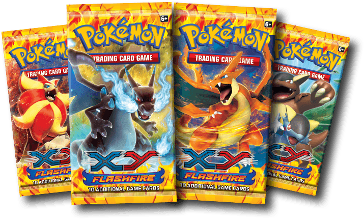 Elite Trainer Boxes Make Great Gifts Each Box Contains - 1 X Pokemon Xy - Flashfire Booster Pack (10 Cards) (715x430), Png Download