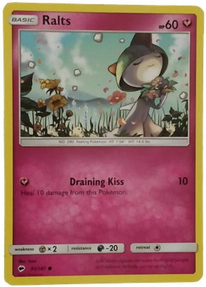 5-ralts - Carte Pokemon Tarsal (320x428), Png Download