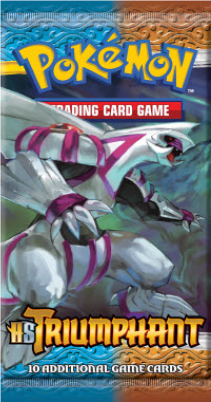 Pokemon Tcg Heartgold & Soulsilver - Pokemon Cards - Hs Triumphant - Booster Pack (800x800), Png Download