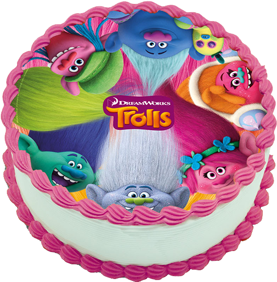 Hair Up - Trolls Large Gift Bag, (700x700), Png Download