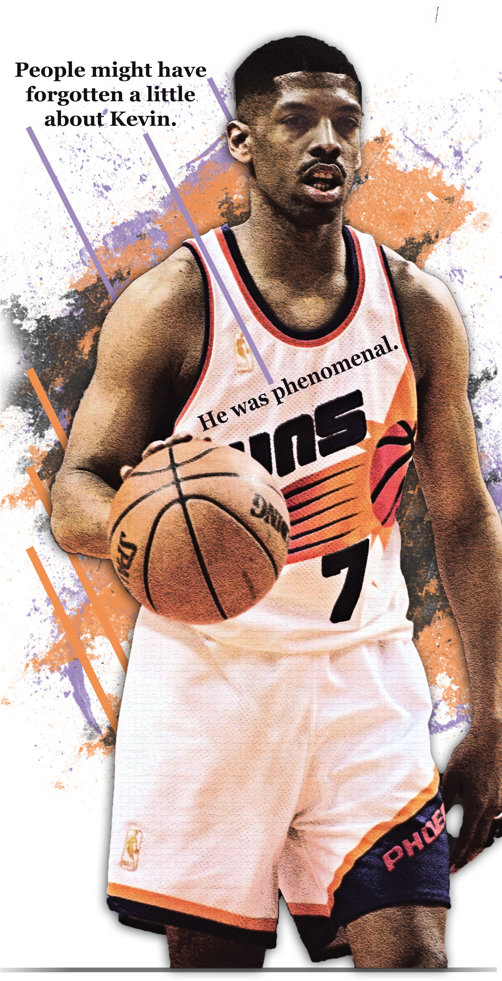 People Might Have Forgotten A Little About Kevin - Basketball Moves (1603x3248), Png Download