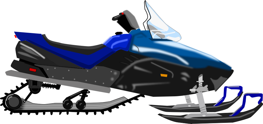 How To Set Use Snowmobile Clipart (900x425), Png Download