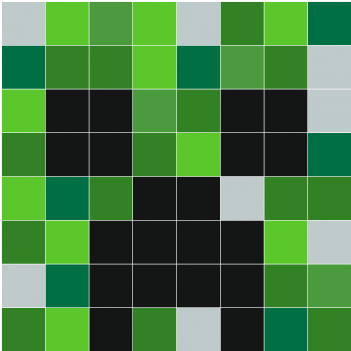 Minecraft Creeper Face - Wall Decal (350x450), Png Download