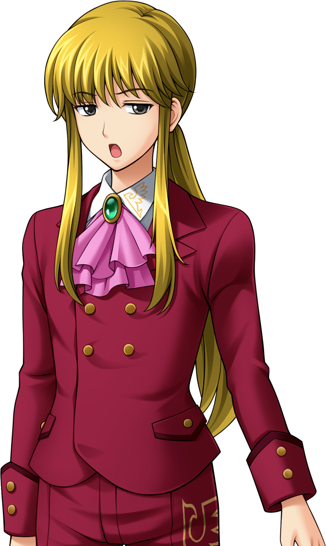 Ignoring Kamo's Blabberings, Lion Walks Into The Room, - Umineko No Naku Koro Ni Sayo Yasuda Beatrice (664x1112), Png Download