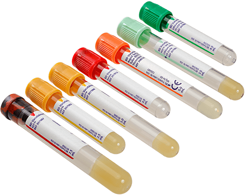 Vacutainer Blood Collection Tubes - Becton Dickinson Bd Vacutainer Plastic K3edta Tube (505x400), Png Download