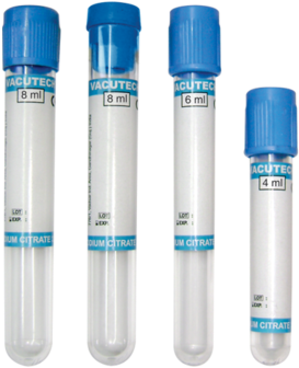 Vacutechtm Vacuum Blood Collection Tubes Sodium Citrate - Vacutech Tubes (500x357), Png Download