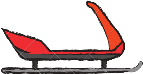 Snow Sled Icon Design - Icon Design (550x550), Png Download