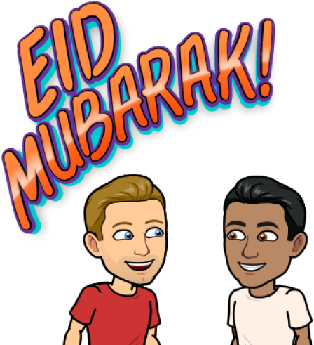 Celebrate Eid Al Adha With Exclusive Snapchat Stickers, - Bitmoji Eid Mubarak (500x500), Png Download