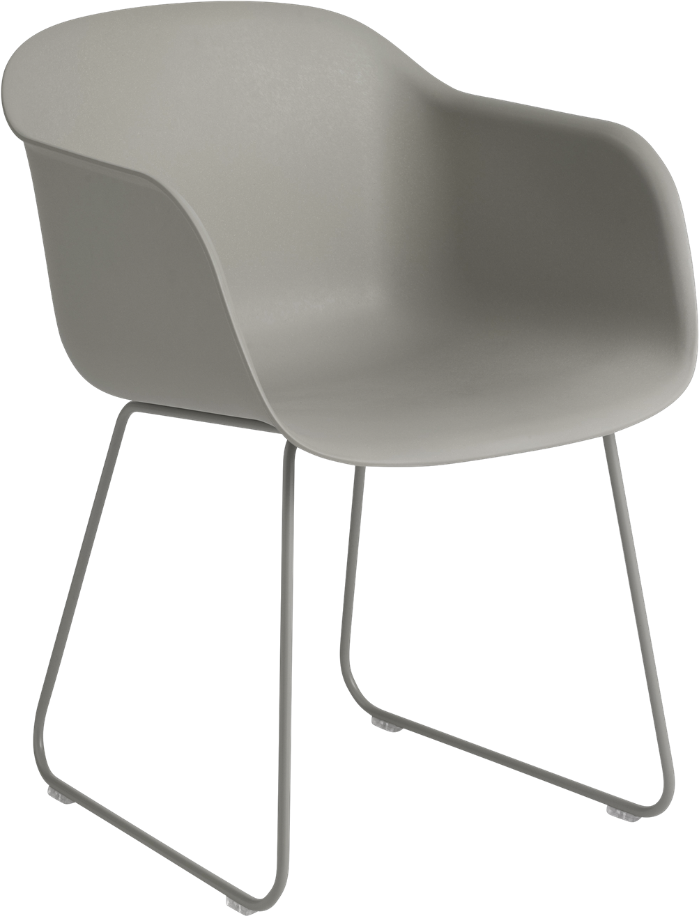 Fiber Armchair Sled Base Master Fiber Armchair Sled - Muuto Fiber Armchair, Sled Base, Grey (2000x2000), Png Download