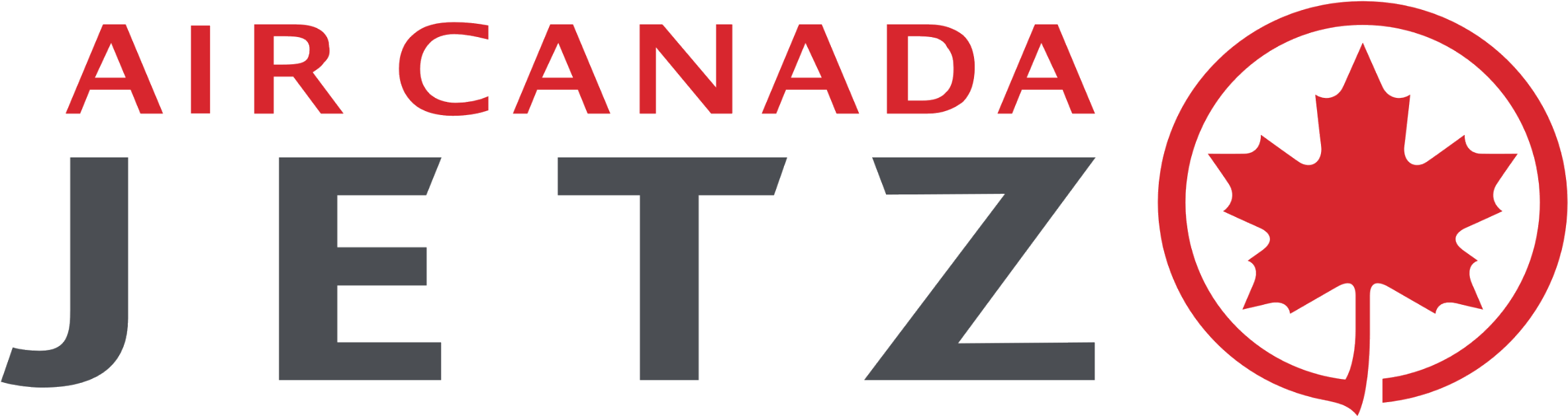 Air Canada Jetz Logo 2017 - Air Canada Vacations Logo (2383x639), Png Download