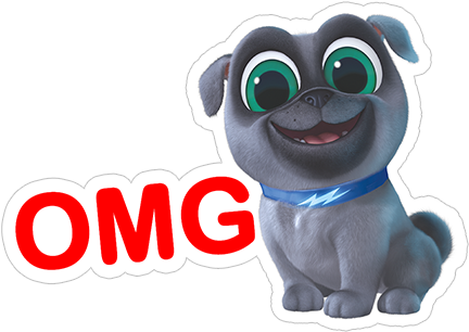 Viber Sticker «puppy Dog Pals» - Puppy Dog Pals Phone (490x317), Png Download
