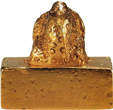 King Of Na Gold Seal Knob Front - King Of Na Gold Seal (382x370), Png Download