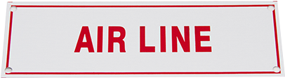 Air Line, 6"x2" - Fire Sprinkler (435x435), Png Download