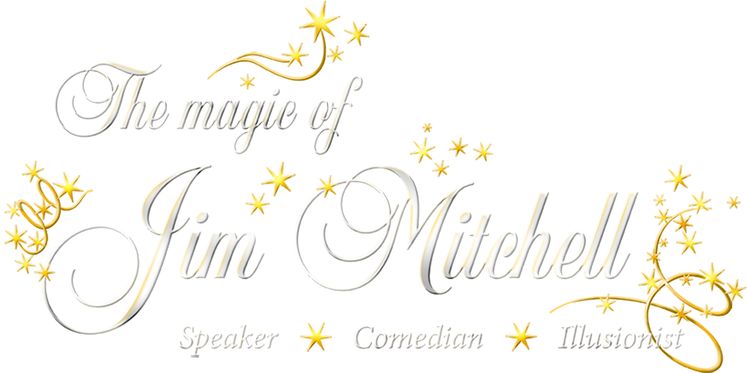 The Magic Of Jim Mitchell Logo Text With Stars - Calligraphy (2000x1000), Png Download