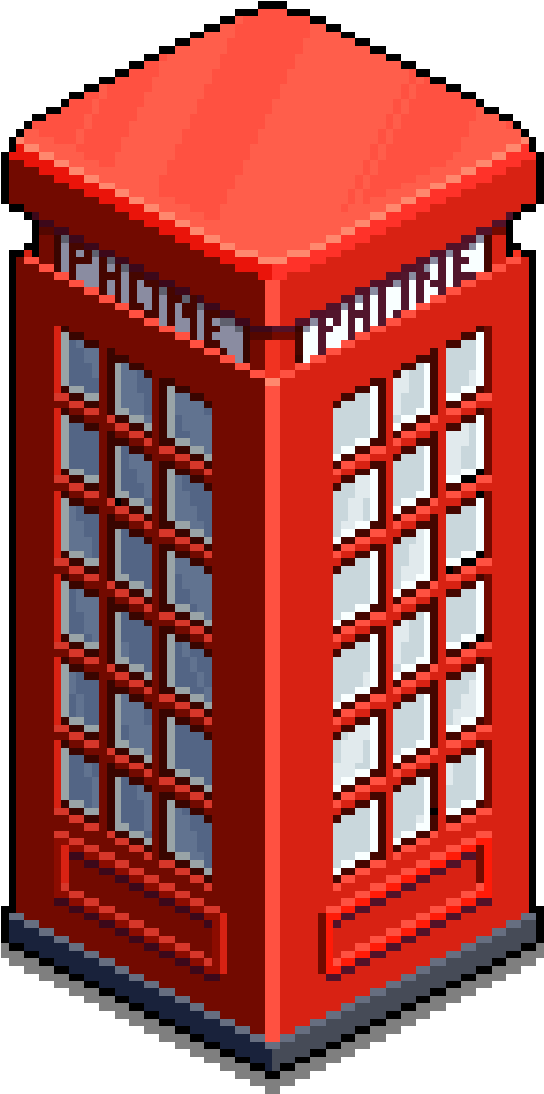 Red Phone Booth - Red Photo Booth Png (1000x1000), Png Download