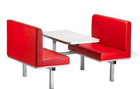 Booth Sets - Restaurant Booth Tables (481x331), Png Download