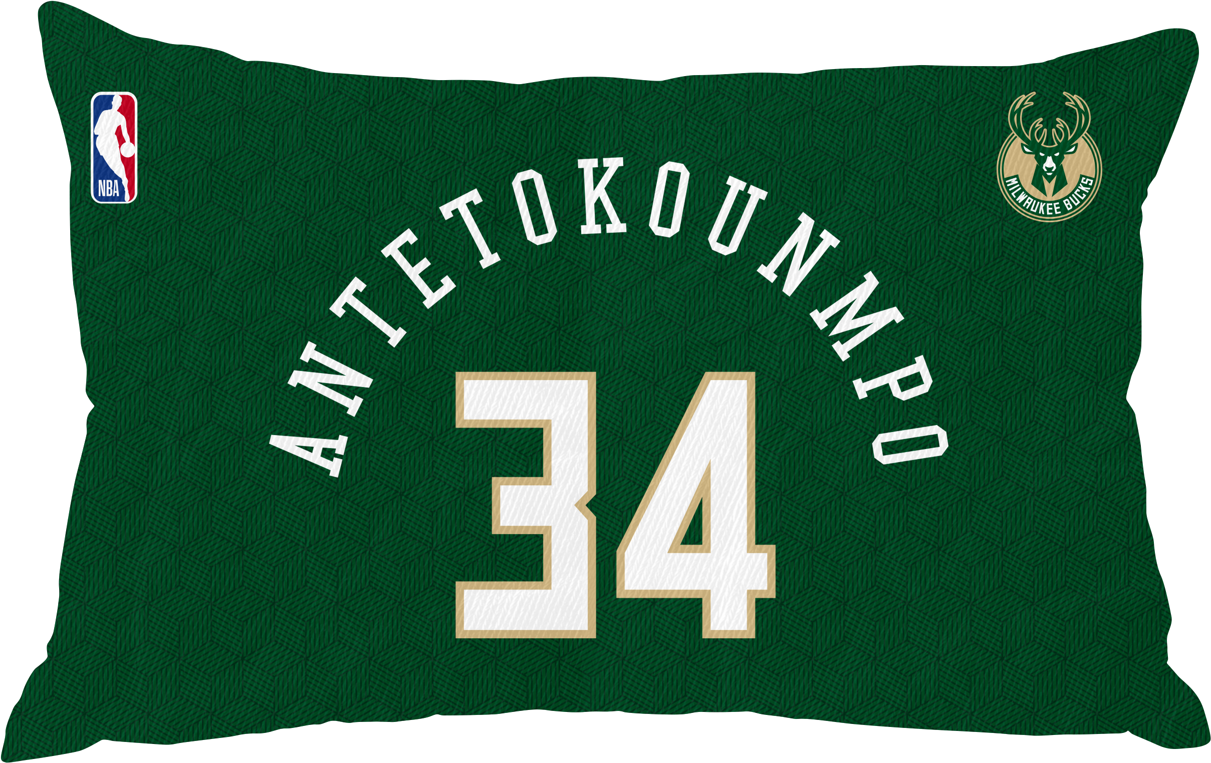 Giannis Antetokounmpo Pillow Case Number - Okc Thunder Pillow Transparent (3000x2400), Png Download