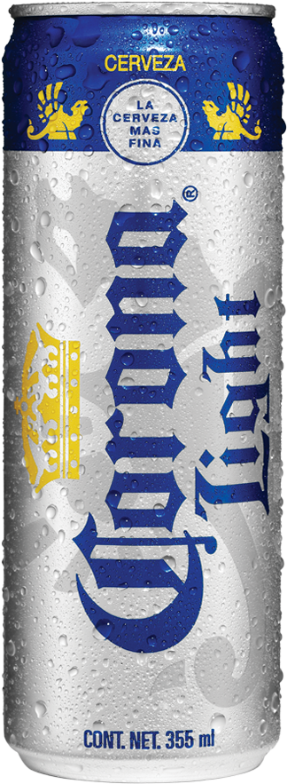 Más Vistas - Cerveza Corona Light (1000x1000), Png Download